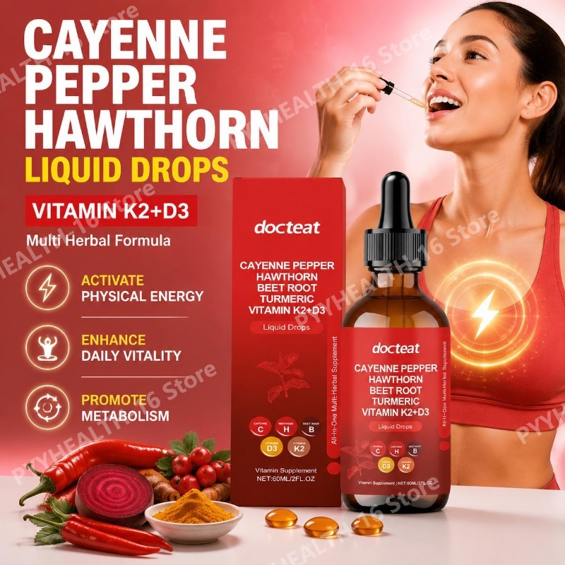 Herbal Wellness Liquid - Docteat Vitamine K2+D3 Vloeibare Druppels met