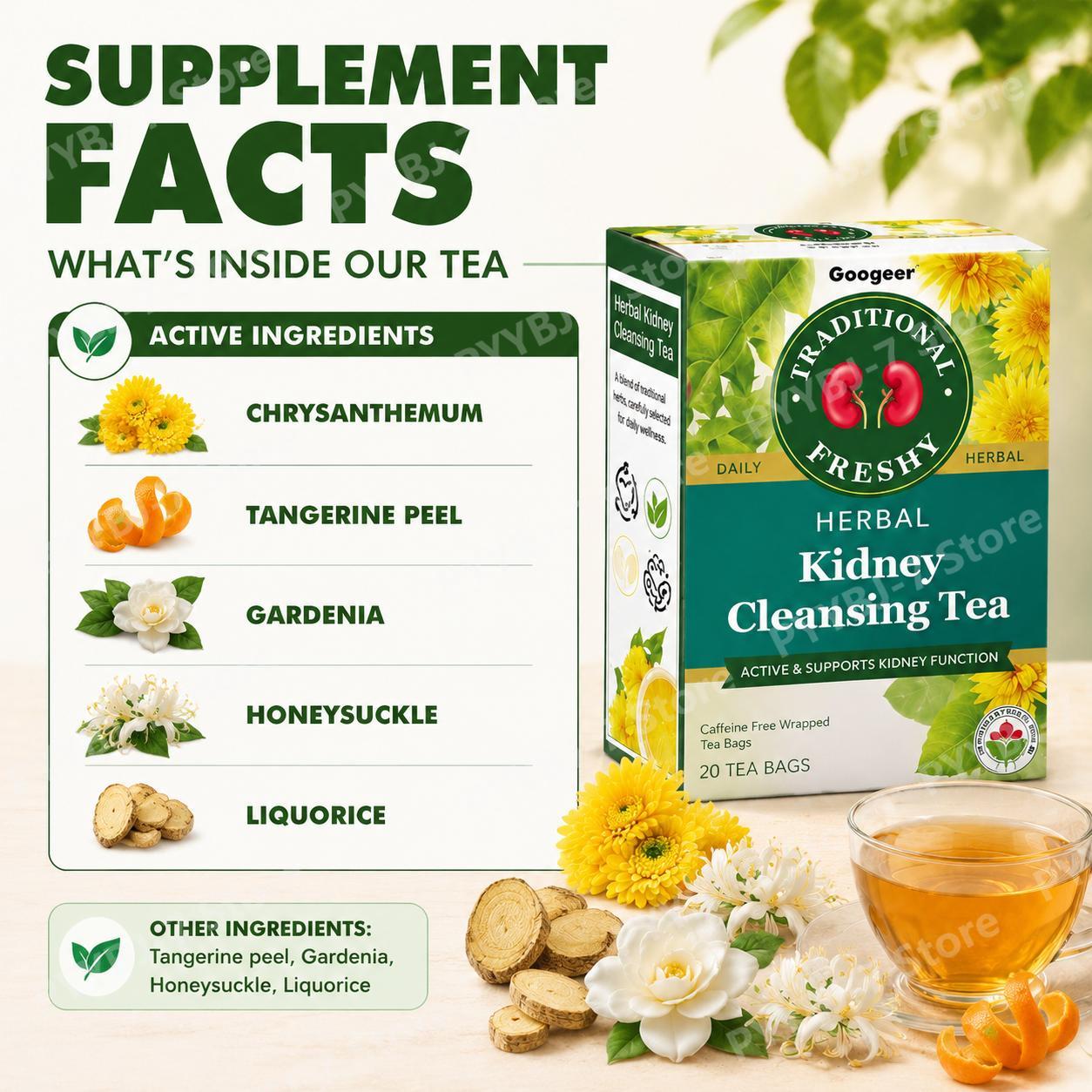 Kruidenthee zakjes Chrysanthem - Wellness Herbal Tea Blends recensie en prijs