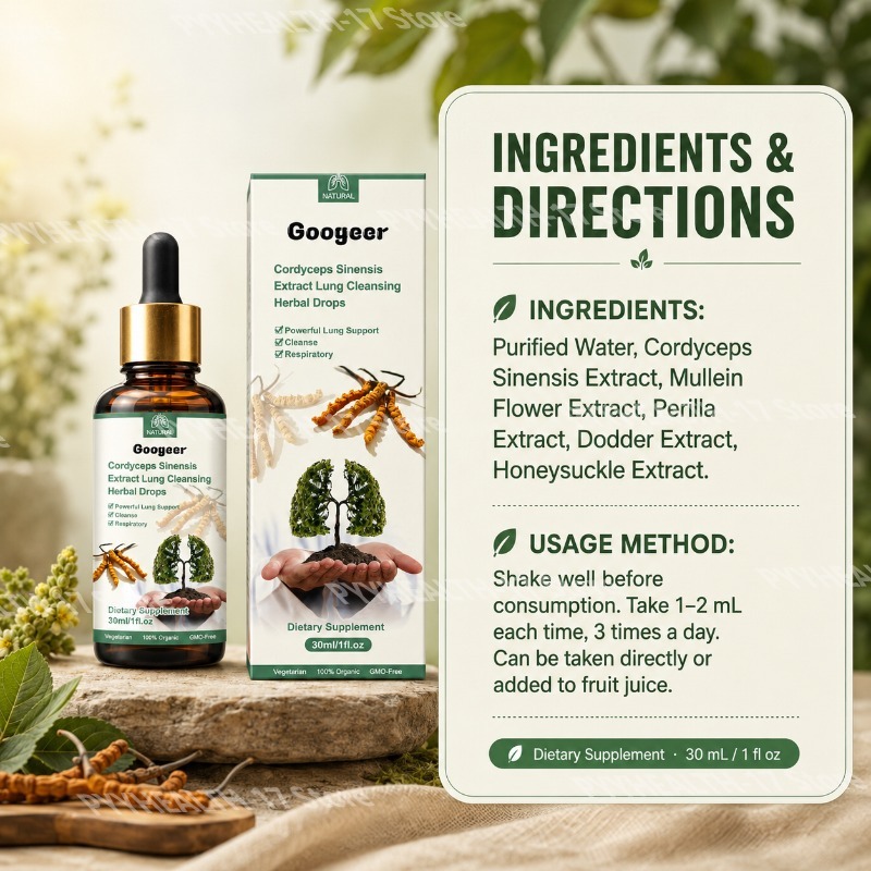 Googeer Cordyceps Druppels Kru - Herbal Wellness Liquid recensie en prijs